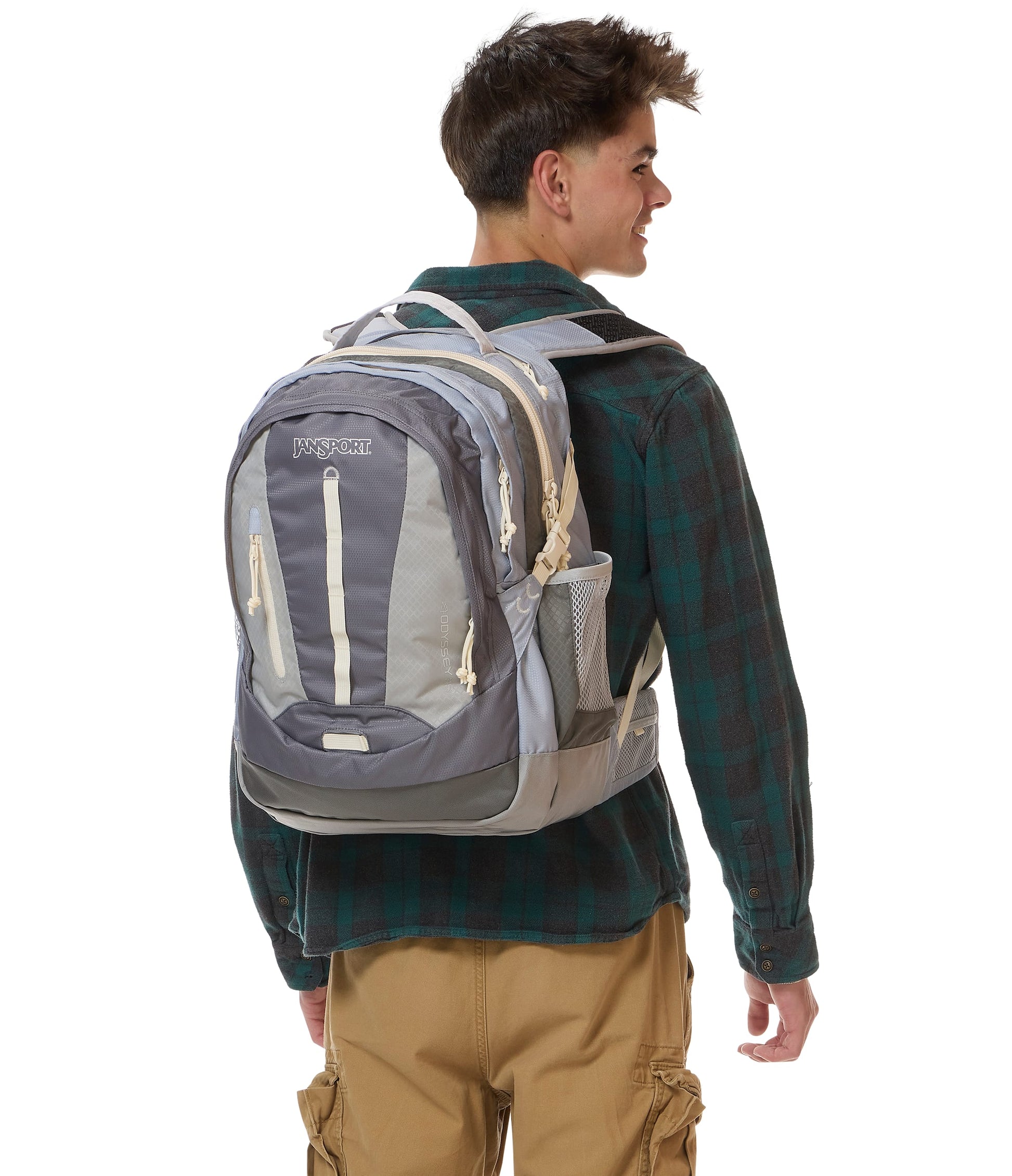 Jansport Backpacks Grounded Grey JanSport Odyssey Backpack - Grounded Grey