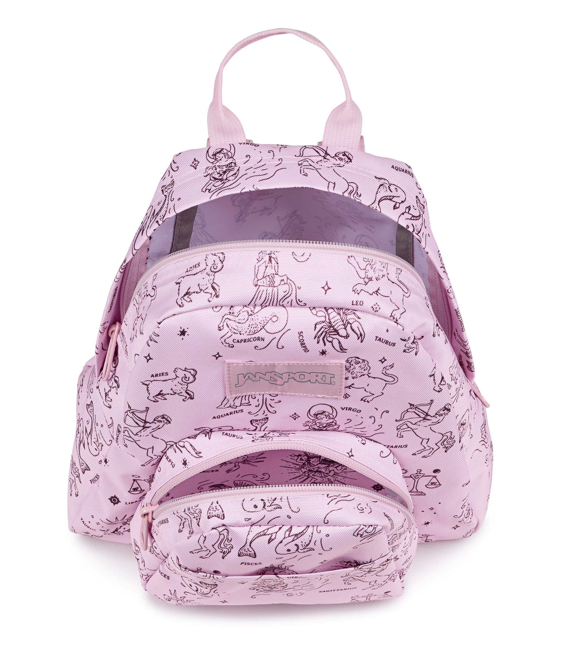 Jansport Backpacks Horoscope Horizons Pink Ice JanSport Half Pint Mini Backpack - Horoscope Horizons Pink Ice