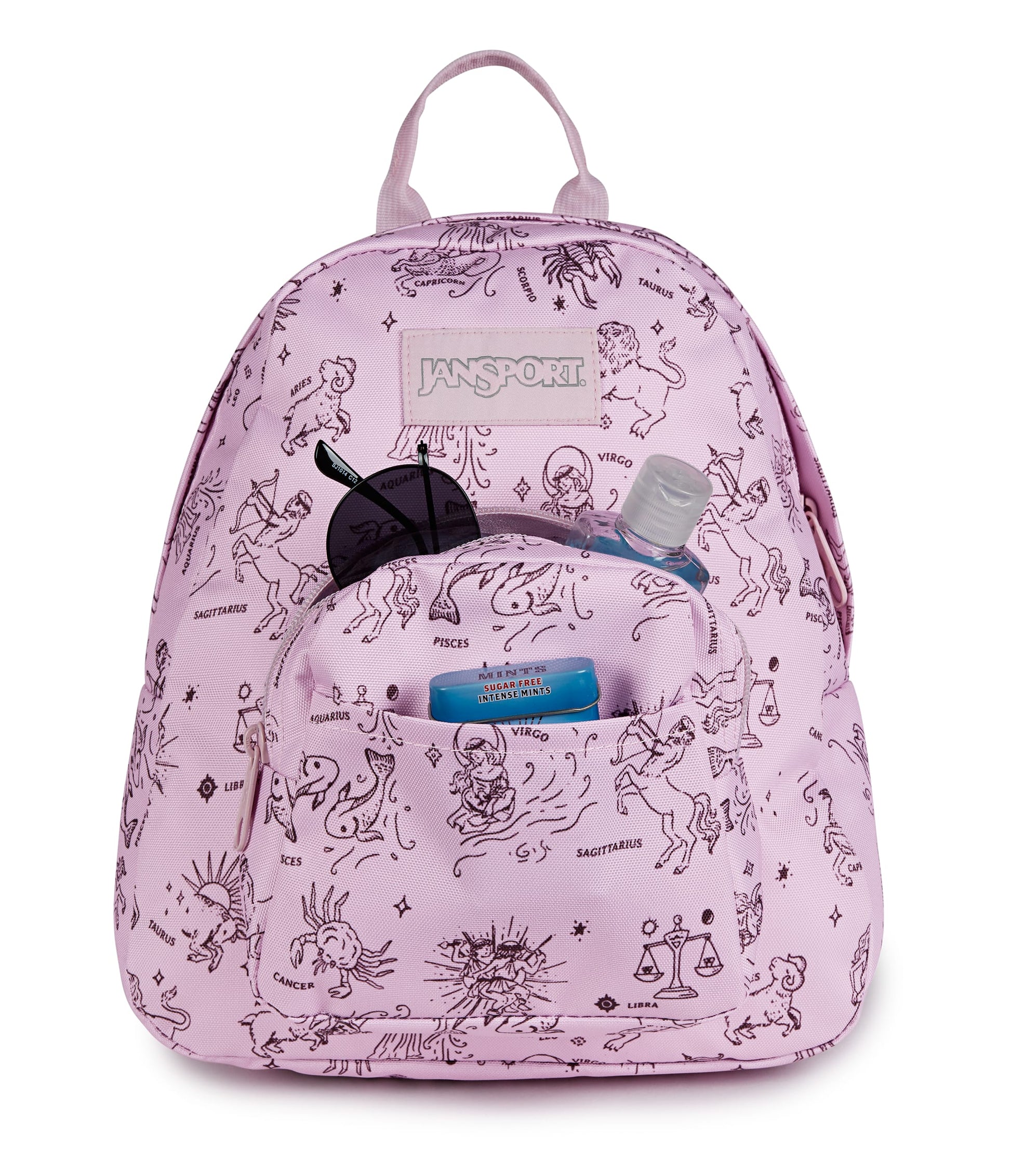 Jansport Backpacks Horoscope Horizons Pink Ice JanSport Half Pint Mini Backpack - Horoscope Horizons Pink Ice