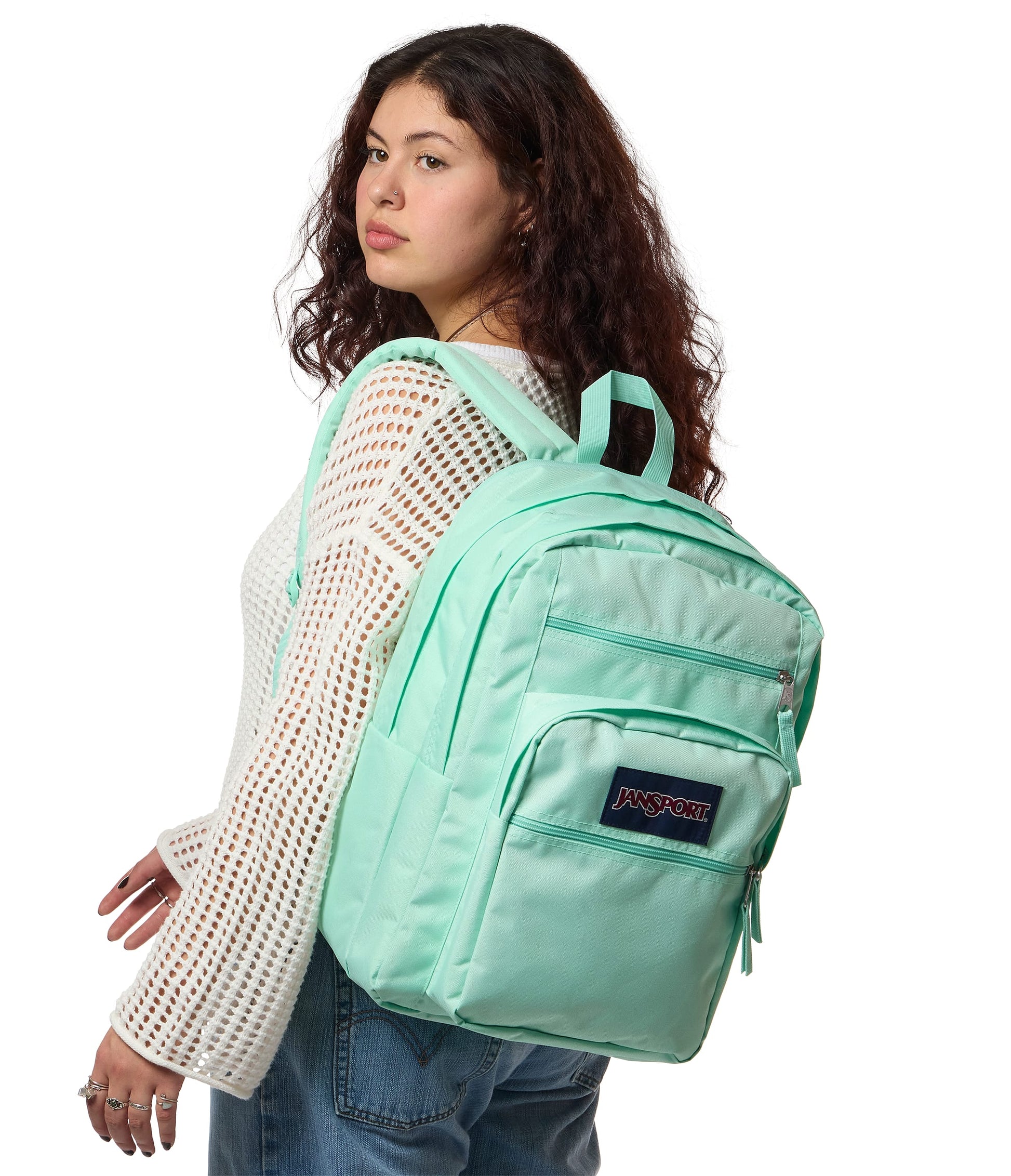 Jansport Backpacks Magic Mint JanSport Big Student Backpack - Magic Mint