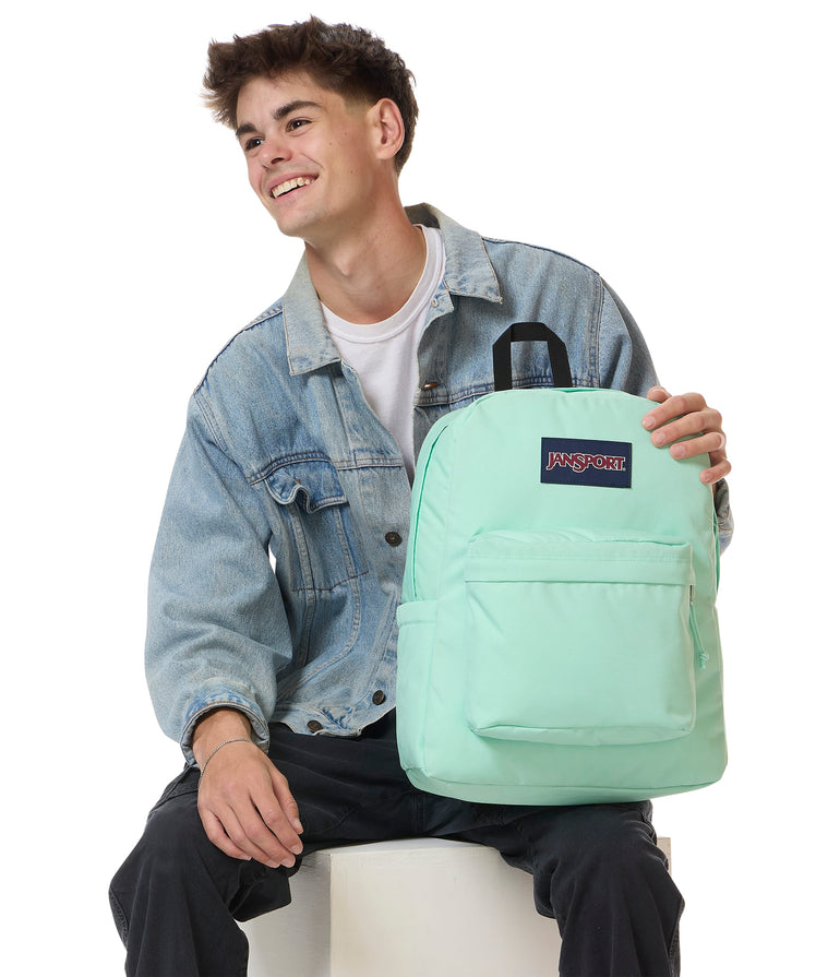 Jansport Backpacks Magic Mint JanSport SuperBreak Plus Backpack - Magic Mint