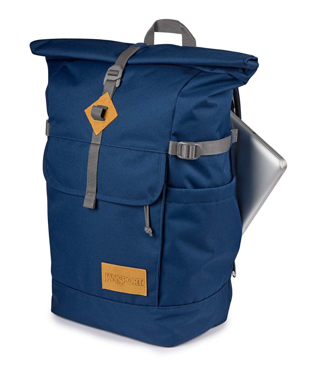 Jansport Backpacks Navy JanSport Hatchet Rolltop - Navy