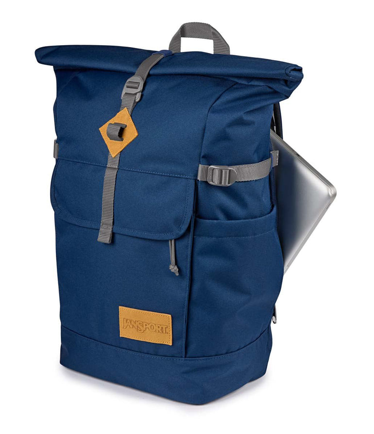Jansport Backpacks Navy JanSport Hatchet Rolltop - Navy