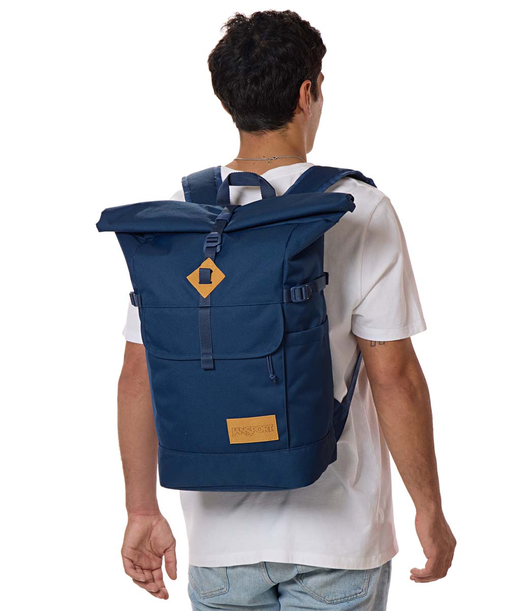 Jansport Backpacks Navy JanSport Hatchet Rolltop - Navy