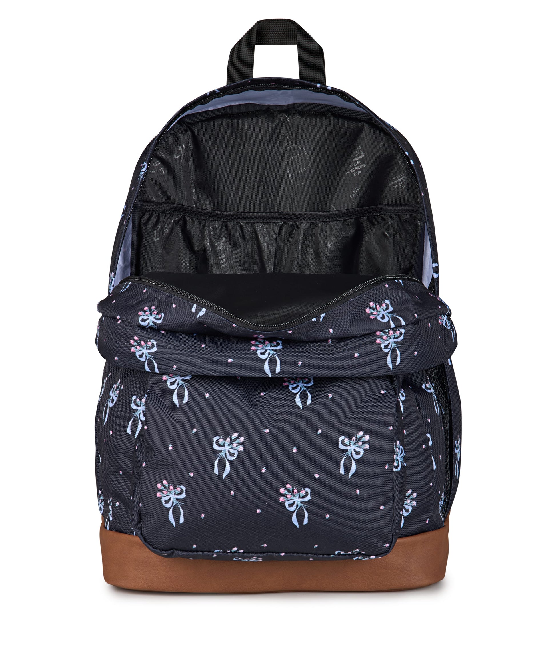 Jansport Backpacks Pastel Petal Black JanSport Cool Student Backpack - Pastel Petals Black