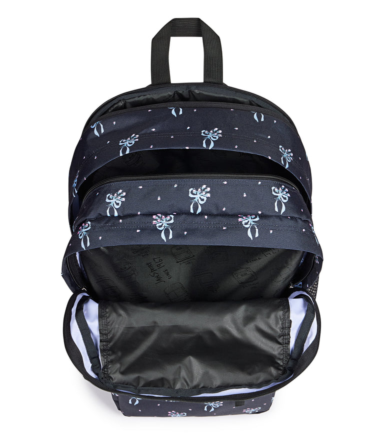 Jansport Backpacks Pastel Petals Black JanSport Big Student Backpack - Pastel Petals Black