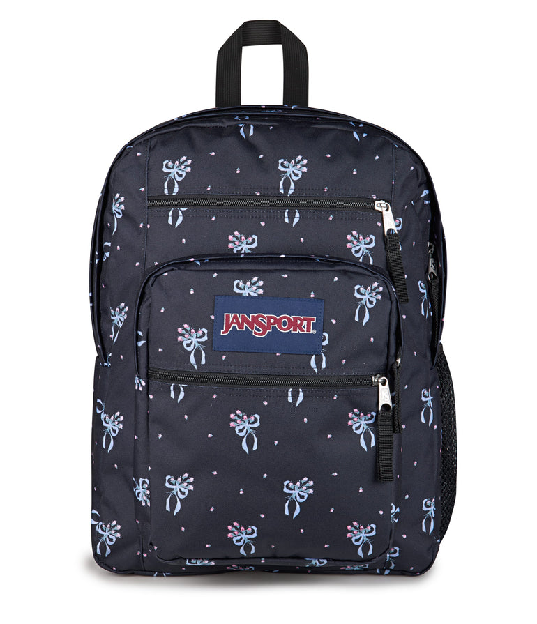 Jansport Backpacks Pastel Petals Black JanSport Big Student Backpack - Pastel Petals Black