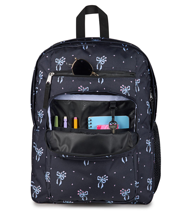 Jansport Backpacks Pastel Petals Black JanSport Big Student Backpack - Pastel Petals Black