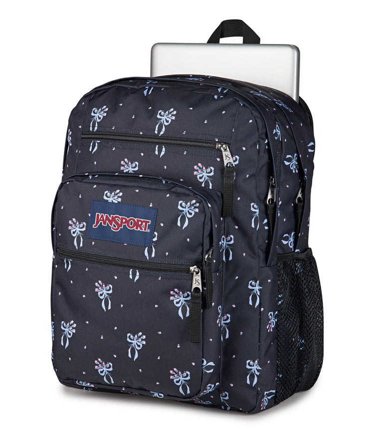 Jansport Backpacks Pastel Petals Black JanSport Big Student Backpack - Pastel Petals Black