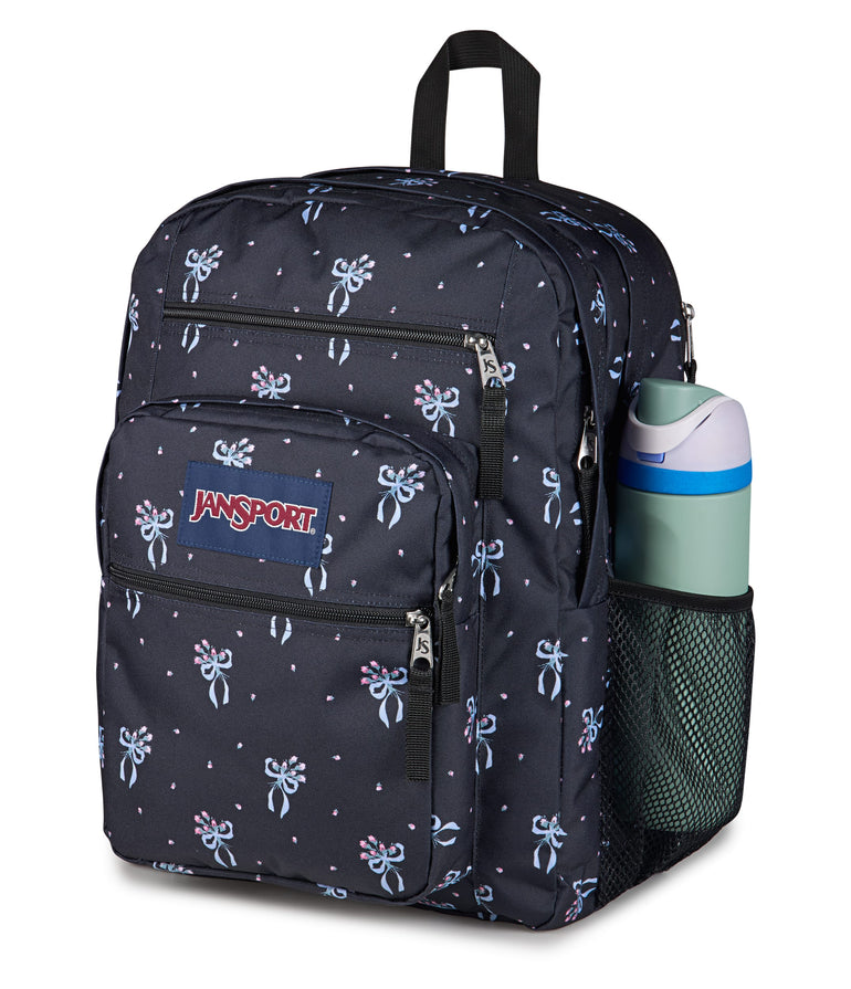 Jansport Backpacks Pastel Petals Black JanSport Big Student Backpack - Pastel Petals Black