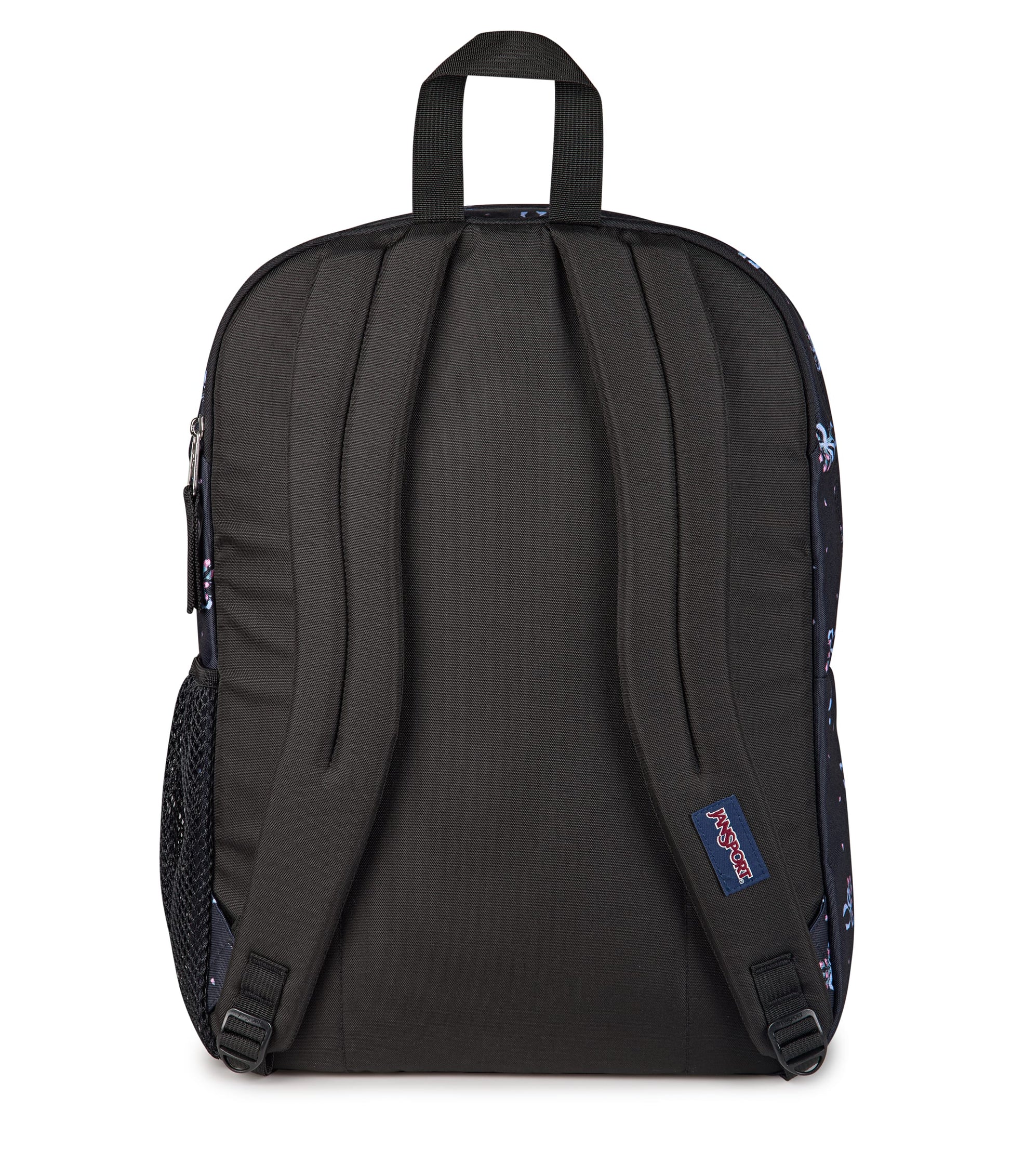 Jansport Backpacks Pastel Petals Black JanSport Big Student Backpack - Pastel Petals Black
