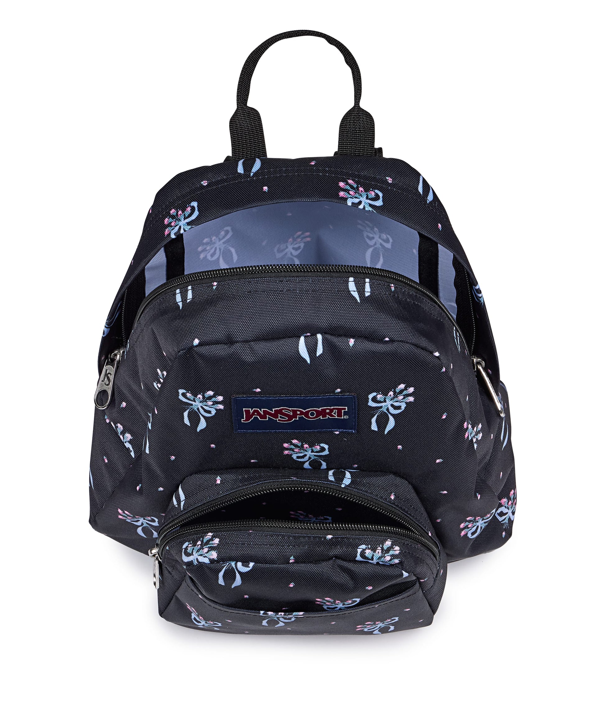 Jansport Backpacks Pastel Petals Black JanSport Half Pint Mini Backpack - Pastel Petals Black