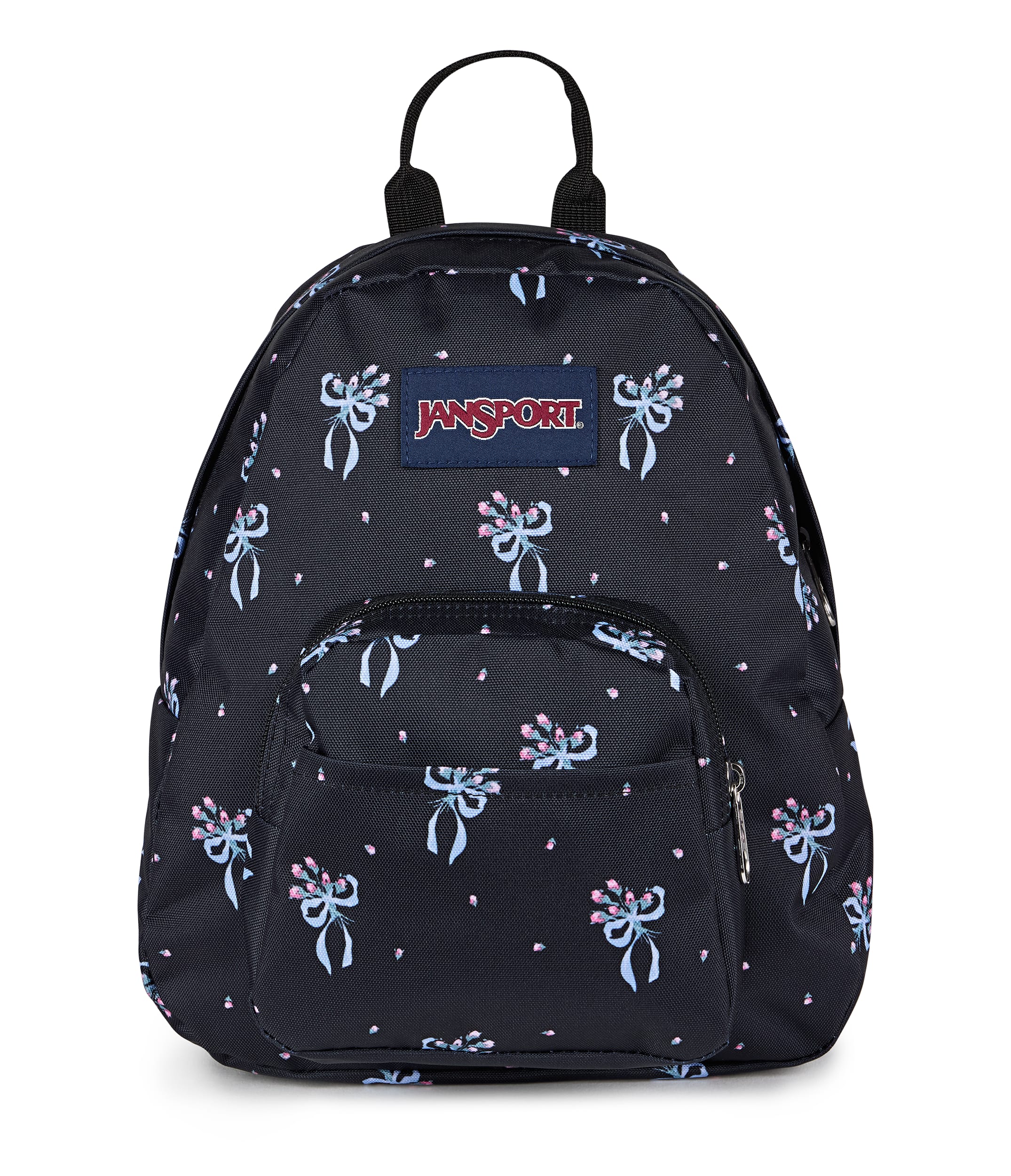 Jansport Backpacks Pastel Petals Black JanSport Half Pint Mini Backpack - Pastel Petals Black