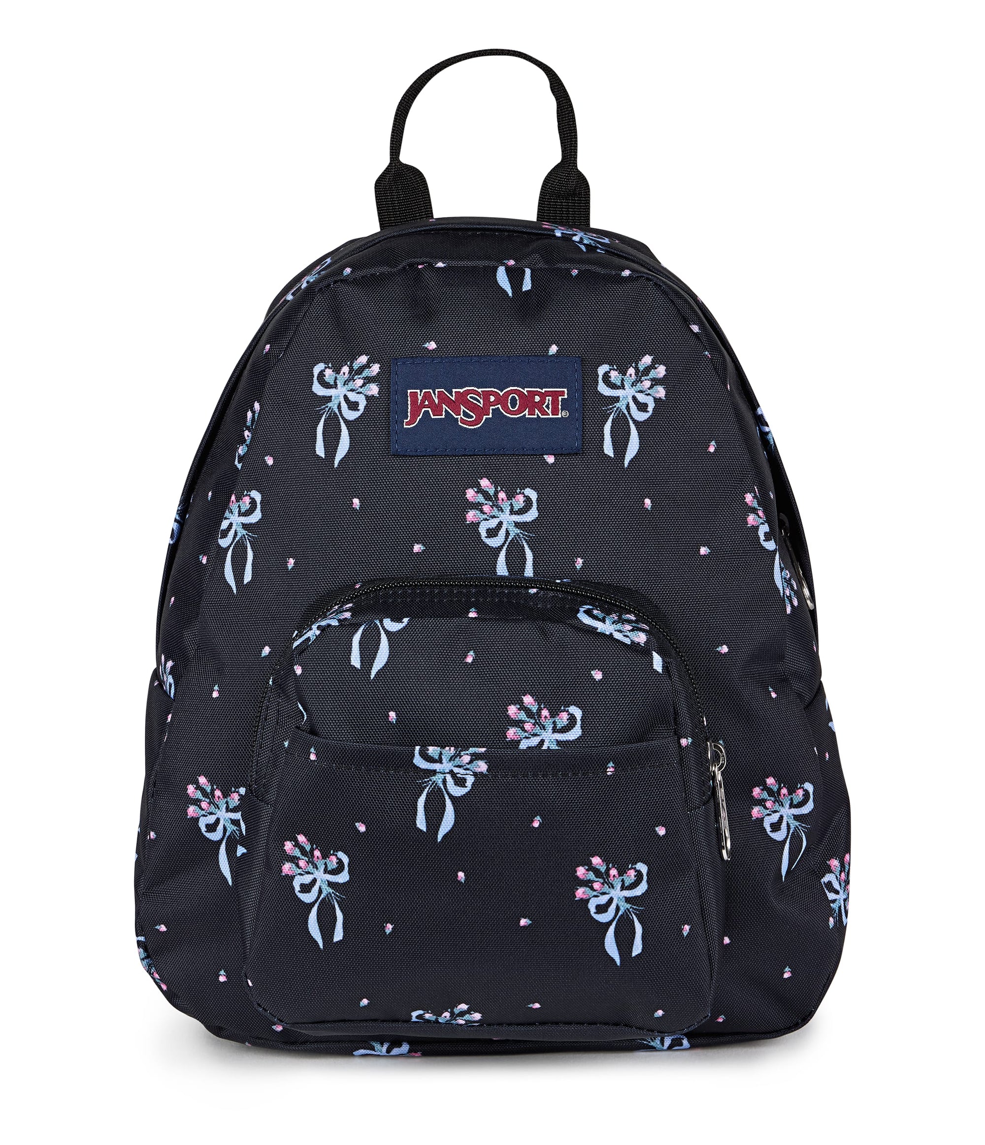 Jansport Backpacks Pastel Petals Black JanSport Half Pint Mini Backpack - Pastel Petals Black