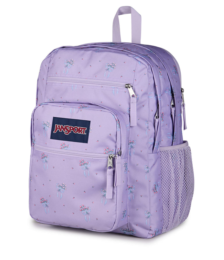 Jansport Backpacks Pastel Petals Lilac JanSport Big Student Backpack - Pastel Petals Lilac