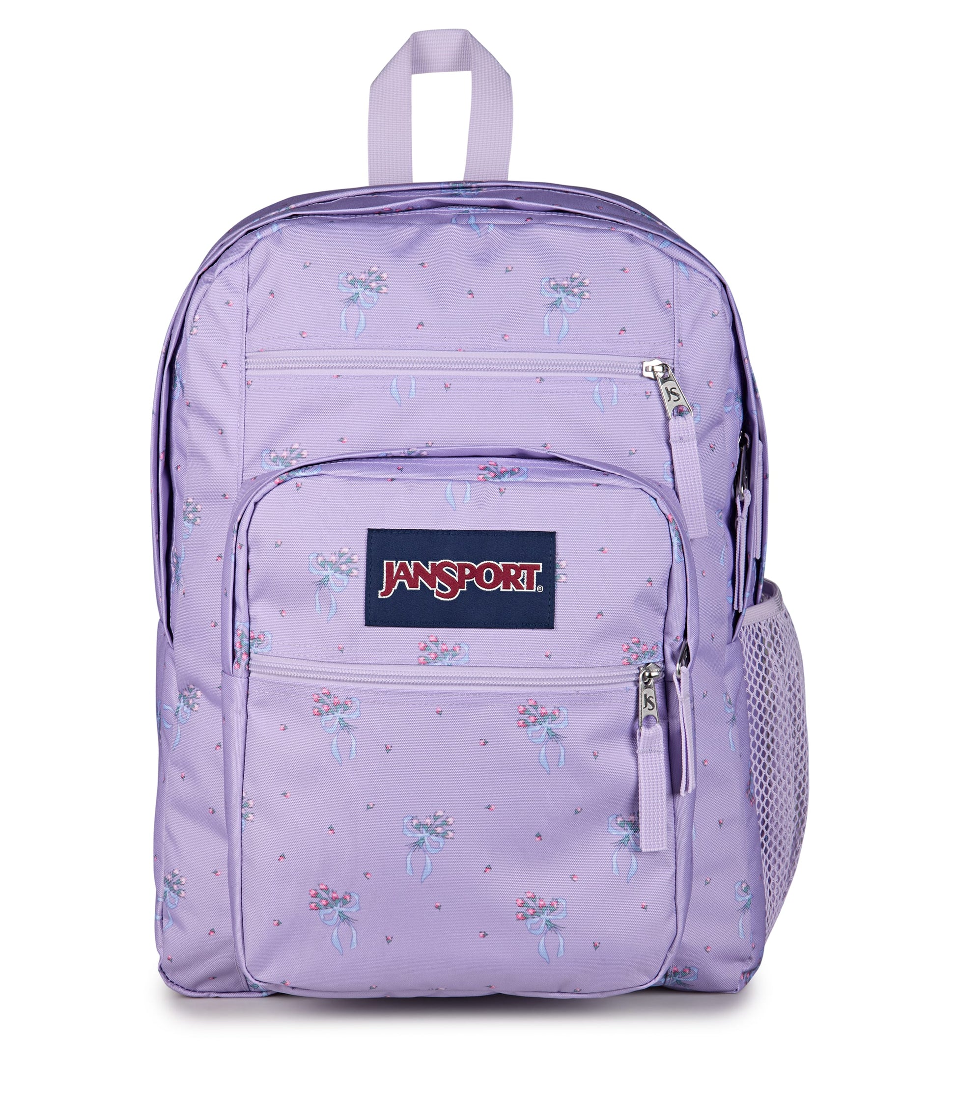 Jansport Backpacks Pastel Petals Lilac JanSport Big Student Backpack - Pastel Petals Lilac