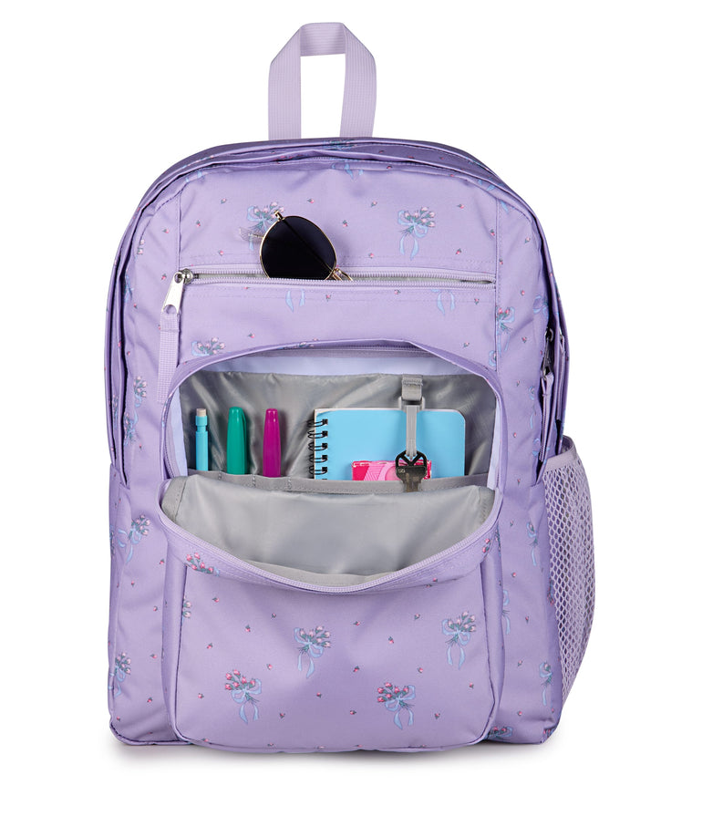 Jansport Backpacks Pastel Petals Lilac JanSport Big Student Backpack - Pastel Petals Lilac