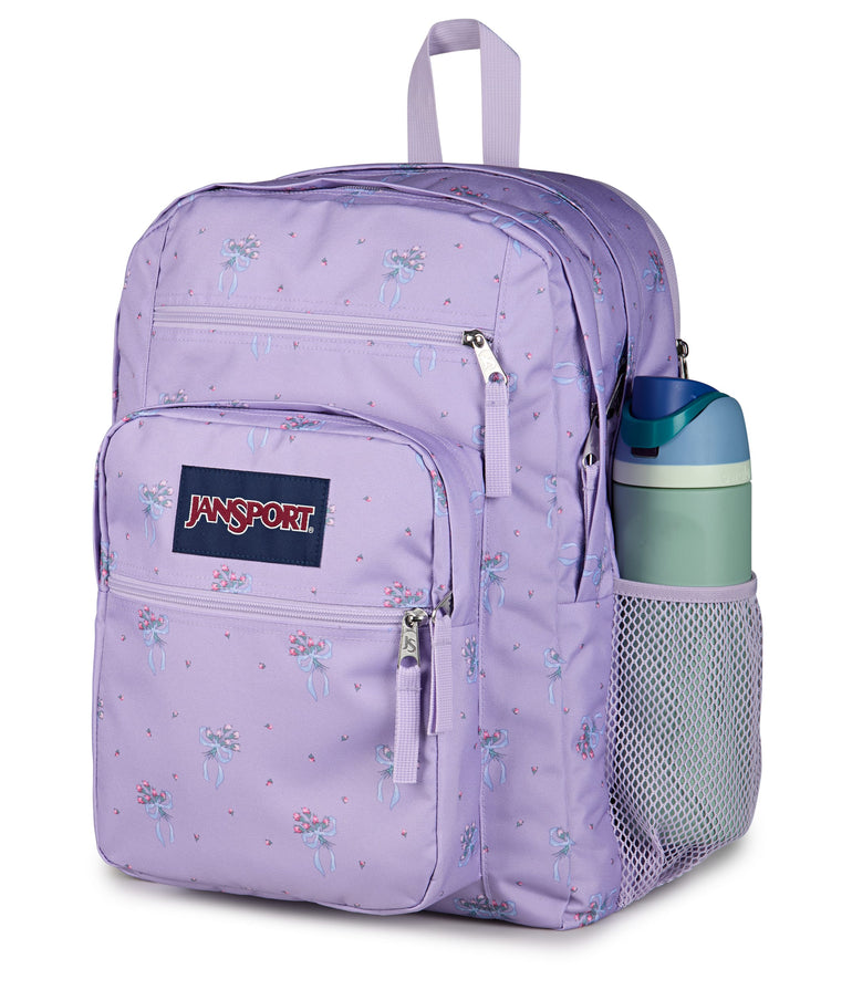 Jansport Backpacks Pastel Petals Lilac JanSport Big Student Backpack - Pastel Petals Lilac