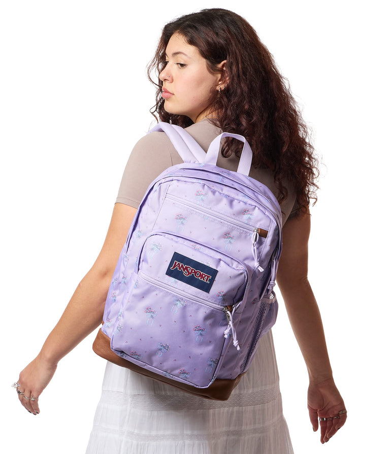 Jansport Backpacks Pastel Petals Lilac JanSport Cool Student Backpack - Pastel Petals Lilac
