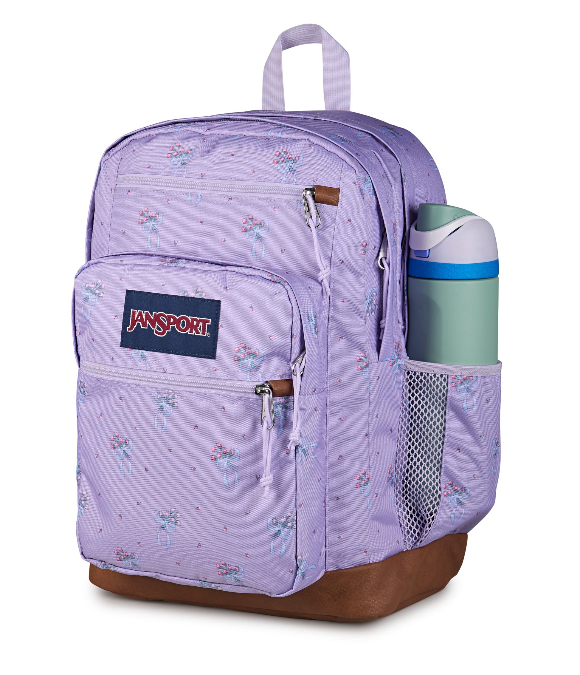 Jansport Backpacks Pastel Petals Lilac JanSport Cool Student Backpack - Pastel Petals Lilac