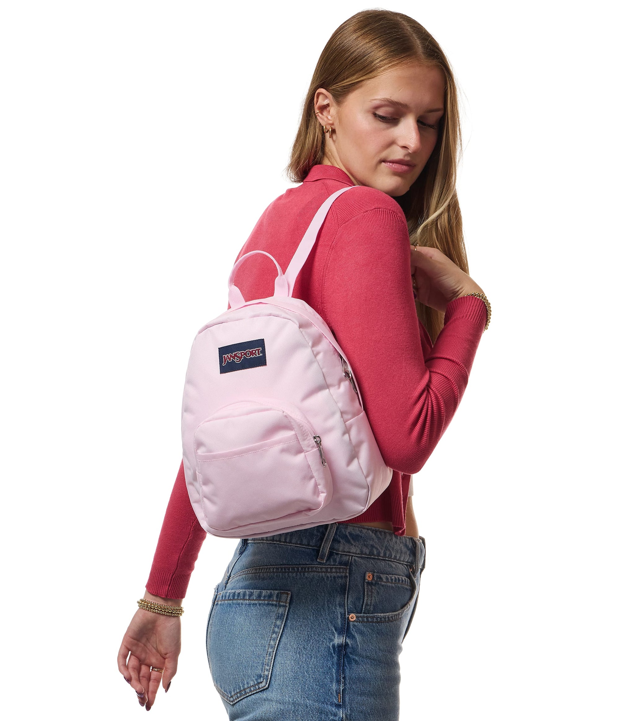 Jansport Backpacks Pink Ice JanSport Half Pint Mini Backpack - Pink Ice