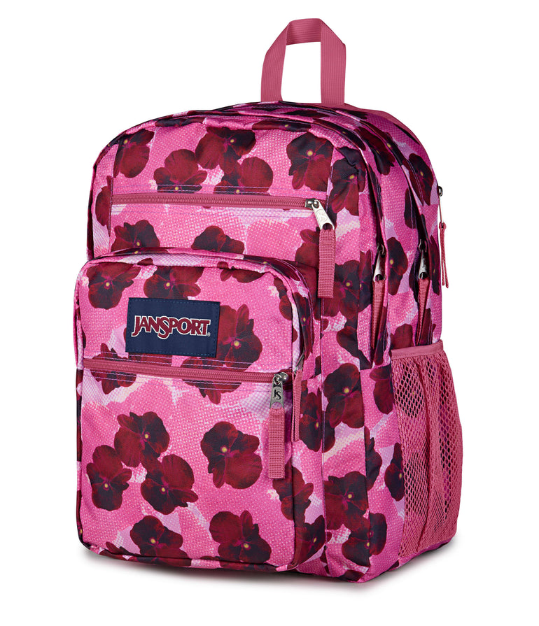 Jansport Backpacks Pop Art Pansies JanSport Big Student Backpack - Pop Art Pansies