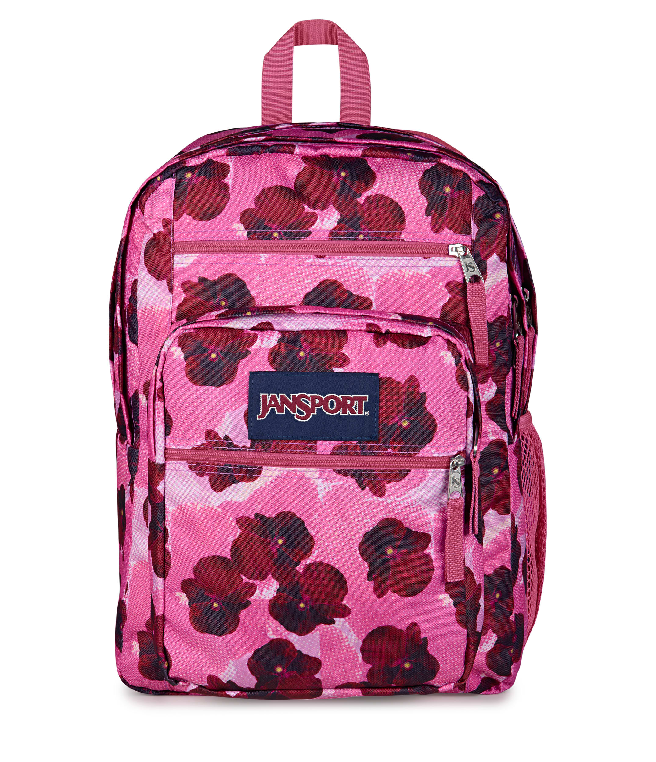 Jansport Backpacks Pop Art Pansies JanSport Big Student Backpack - Pop Art Pansies