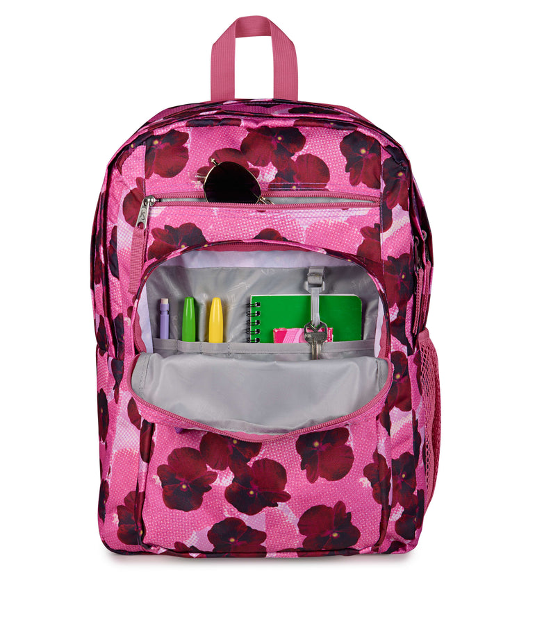 Jansport Backpacks Pop Art Pansies JanSport Big Student Backpack - Pop Art Pansies