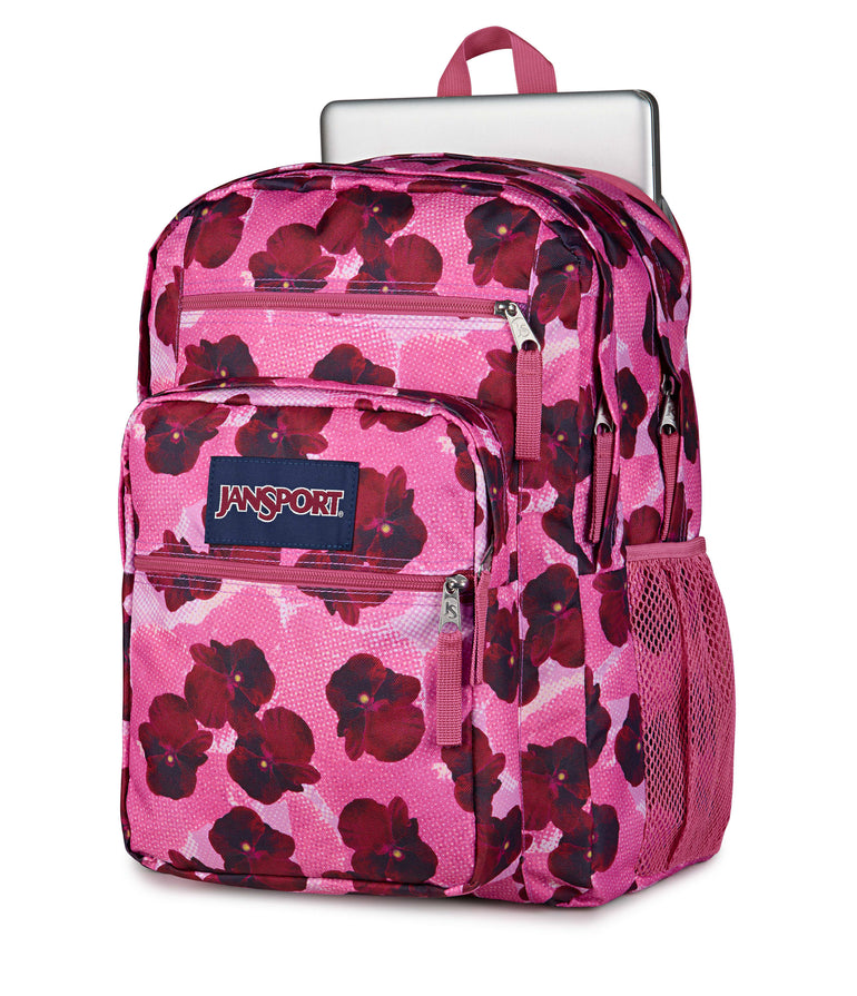 Jansport Backpacks Pop Art Pansies JanSport Big Student Backpack - Pop Art Pansies