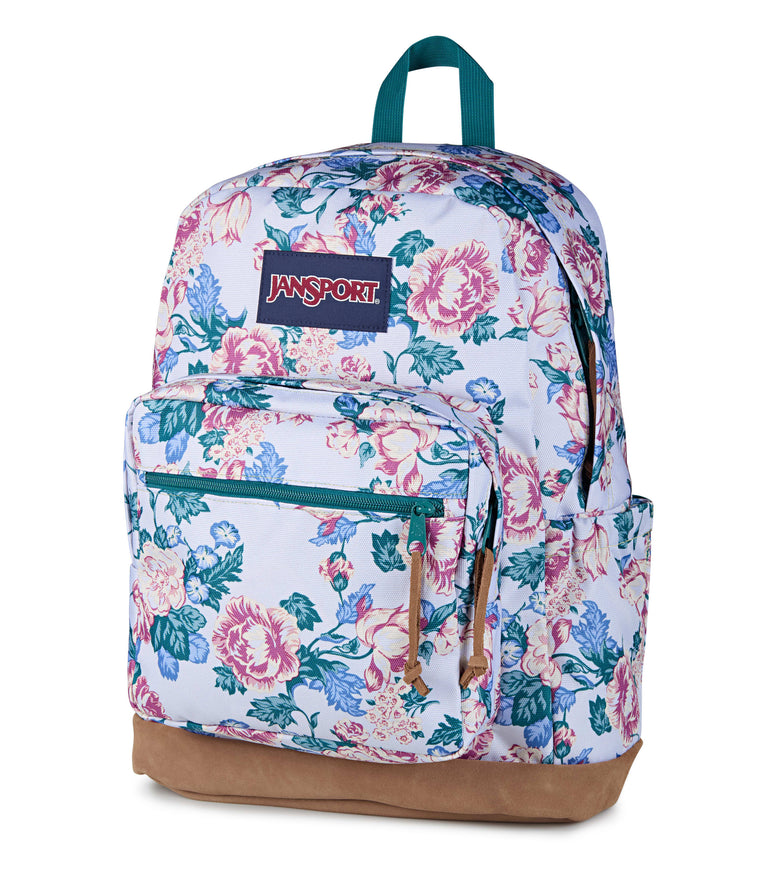 Jansport Backpacks Rustic Roses Moon Flower JanSport Right Pack Backpack - Rustic Roses Moon Flower