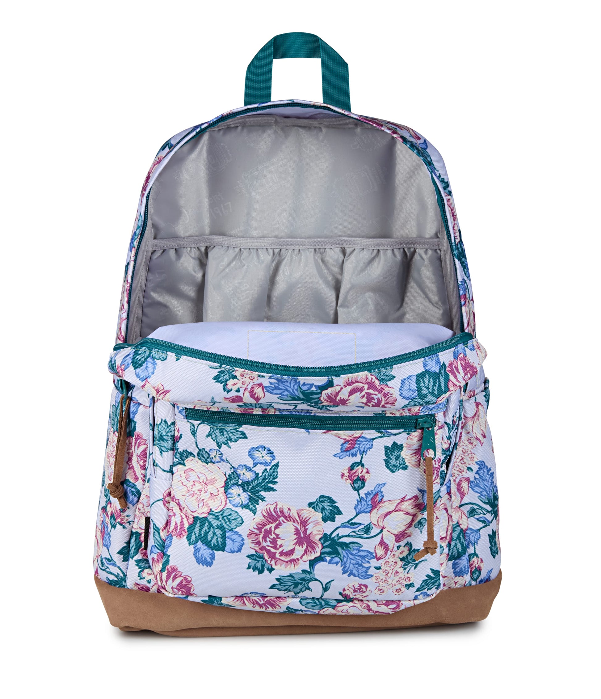 Jansport Backpacks Rustic Roses Moon Flower JanSport Right Pack Backpack - Rustic Roses Moon Flower