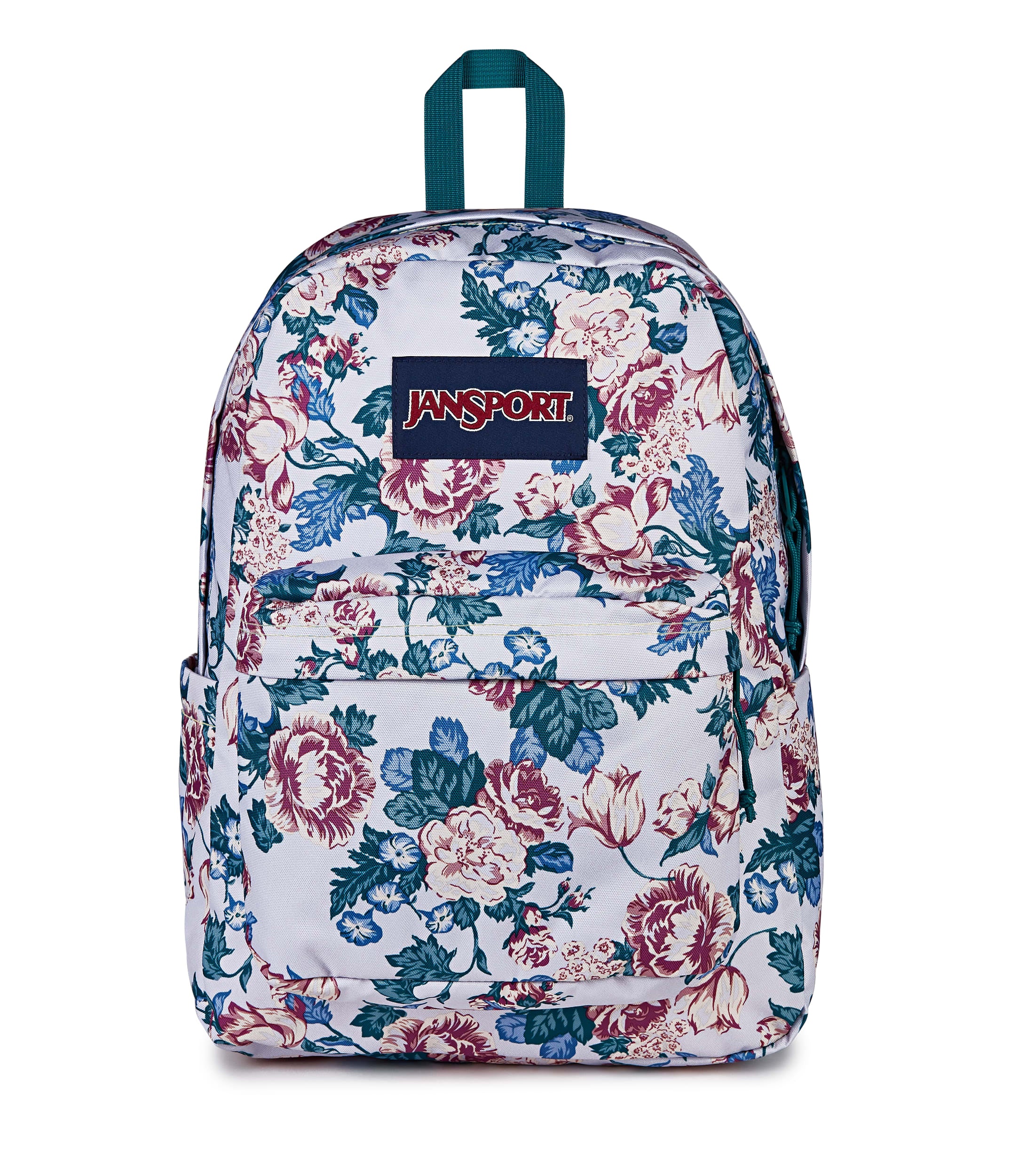 Jansport Backpacks Rustic Roses Moon Flower JanSport SuperBreak Plus Backpack - Rustic Roses Moon Flower