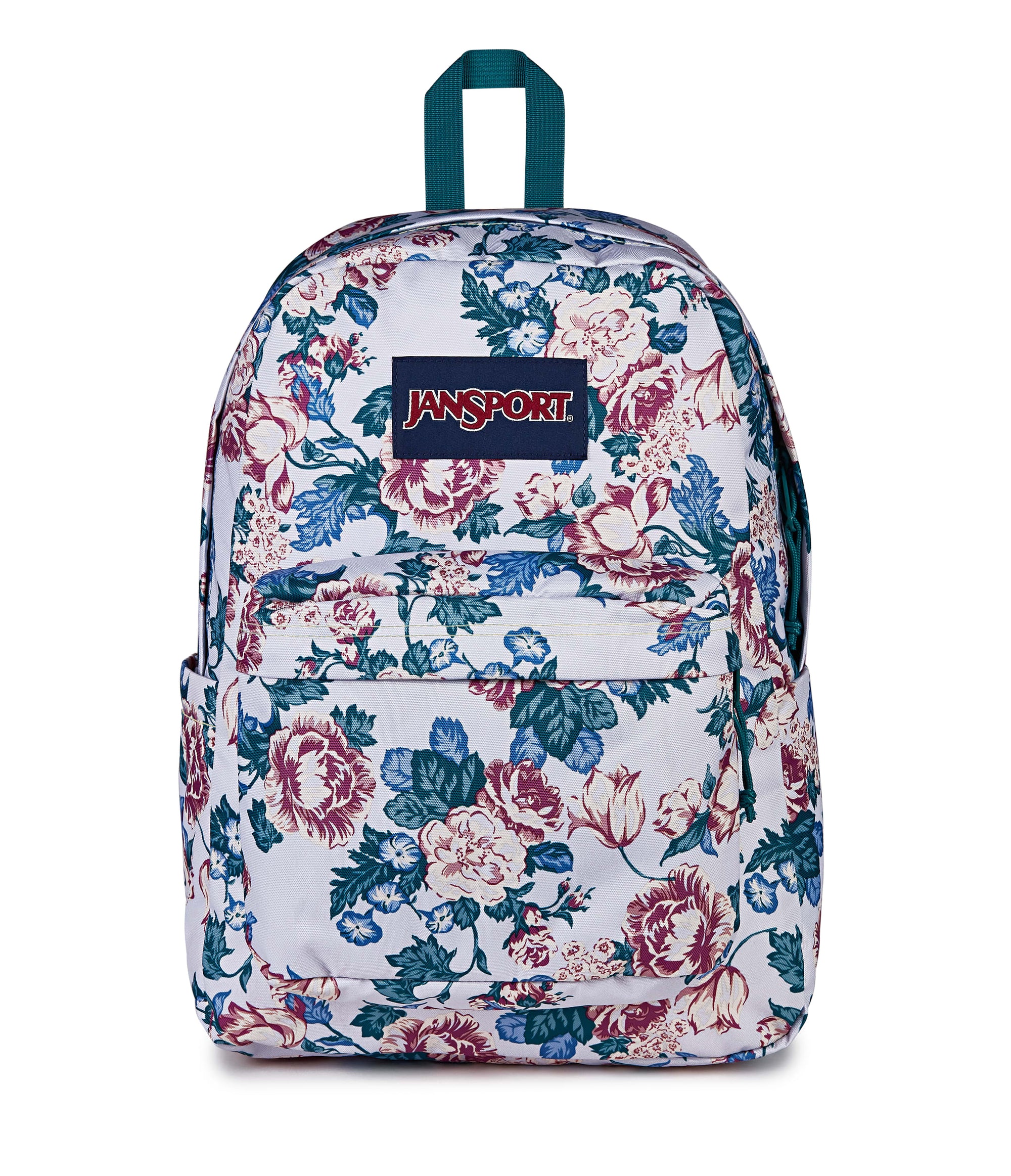 Jansport Backpacks Rustic Roses Moon Flower JanSport SuperBreak Plus Backpack - Rustic Roses Moon Flower