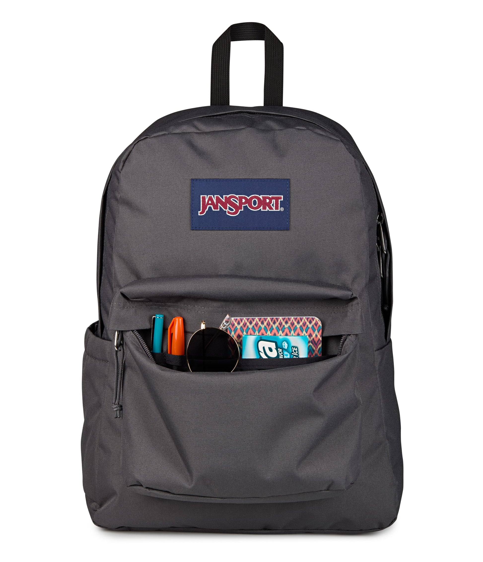 Jansport Backpacks Smokey Grit JanSport SuperBreak Plus Backpack - Smokey Grit