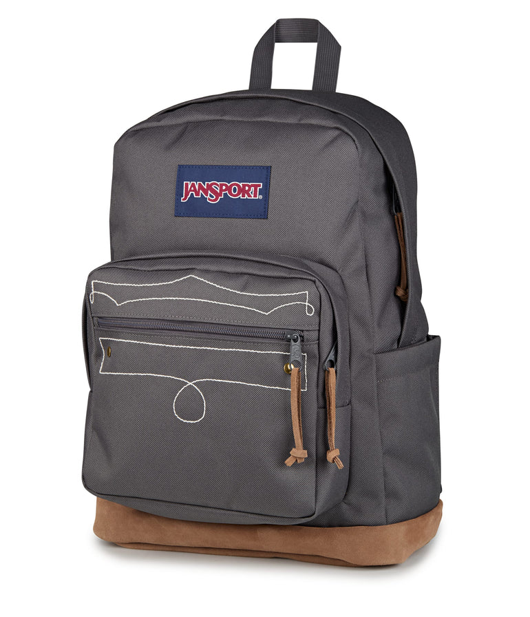 Jansport Backpacks Westbound Embroidered Grey JanSport Right Pack Expressions - Westbound Embroidered Grey