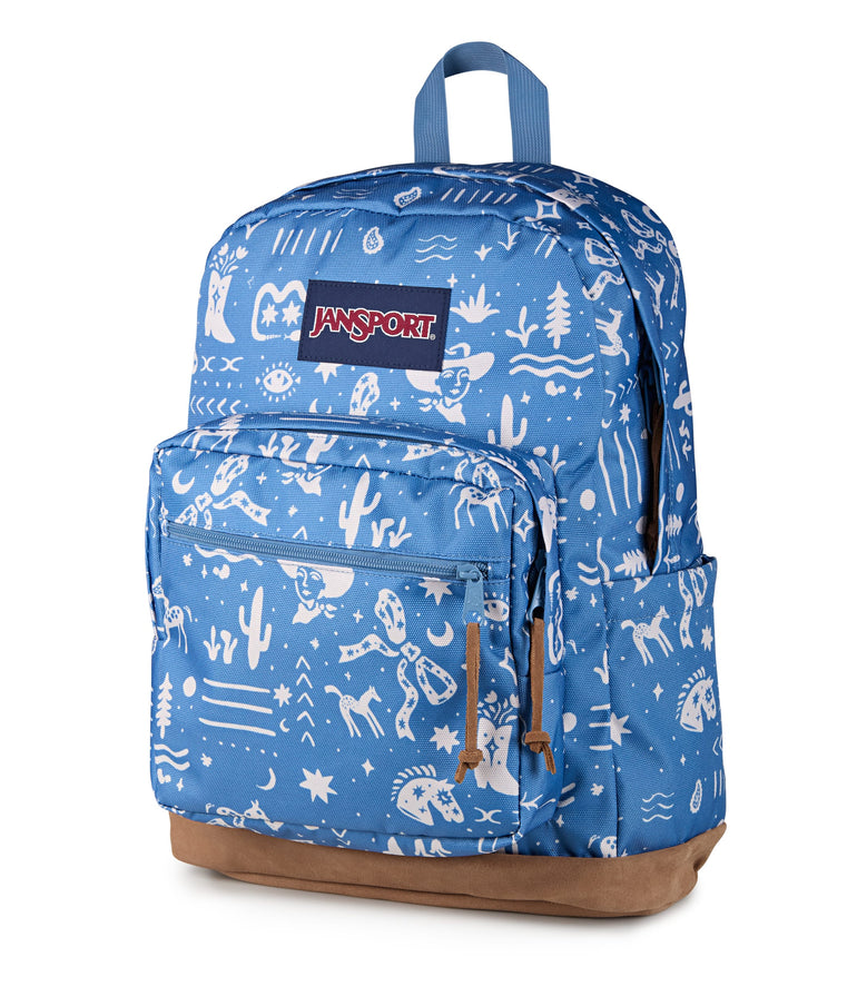 Jansport Backpacks Yeehaw and Horses Elemental Blue JanSport Right Pack Backpack - Yeehaw and Horses Elemental Blue