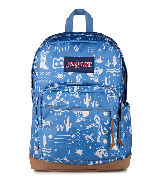 Jansport Backpacks Yeehaw and Horses Elemental Blue JanSport Right Pack Backpack - Yeehaw and Horses Elemental Blue
