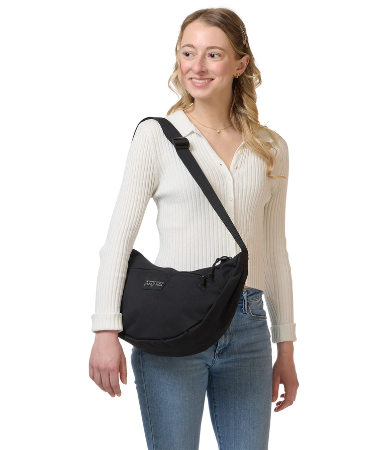 Jansport Cross-Body Bag Black JanSport Unphased Crossbody Large - Black