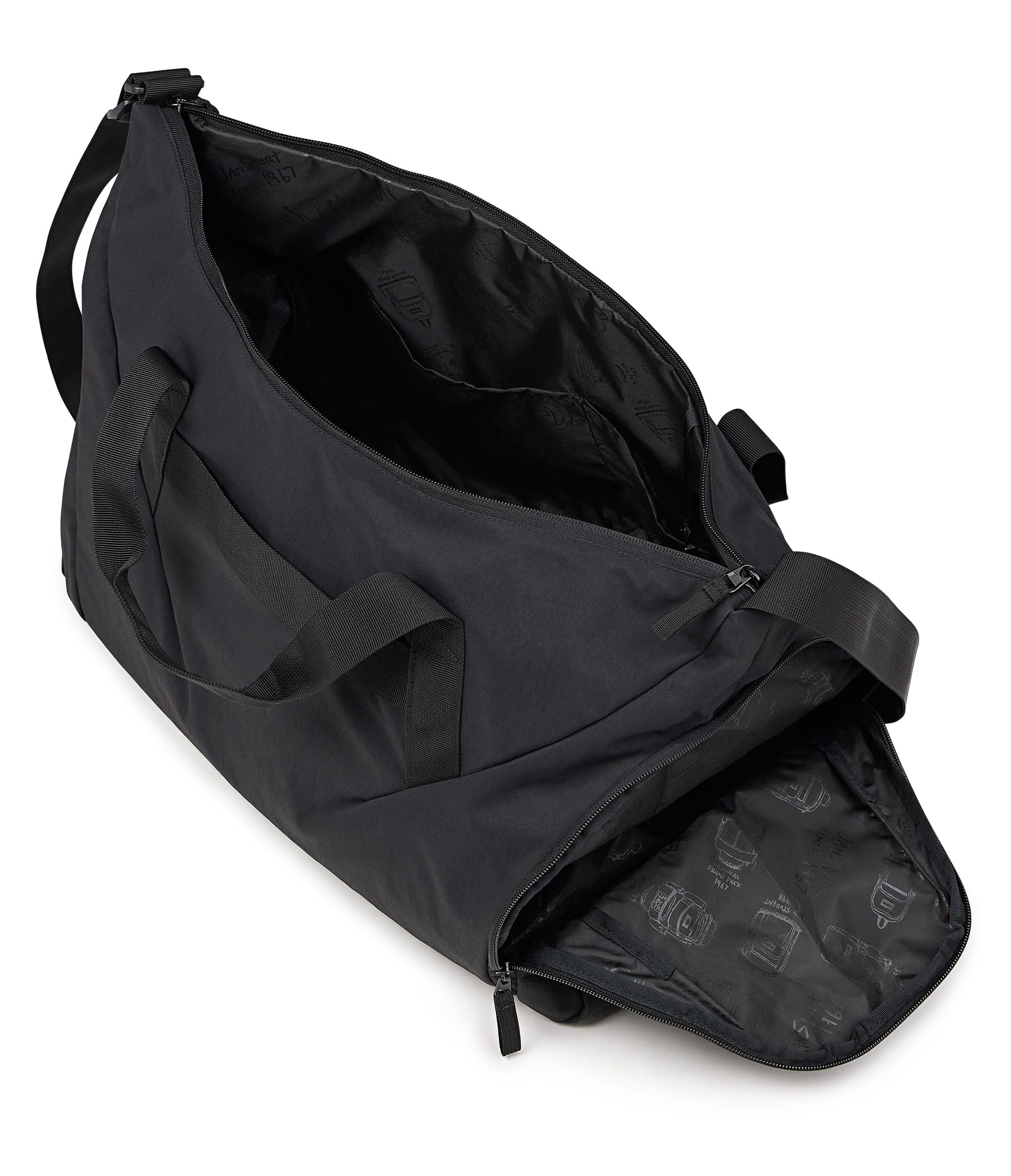 Jansport Duffles Black JanSport Recharge Gym Bag Large - Black