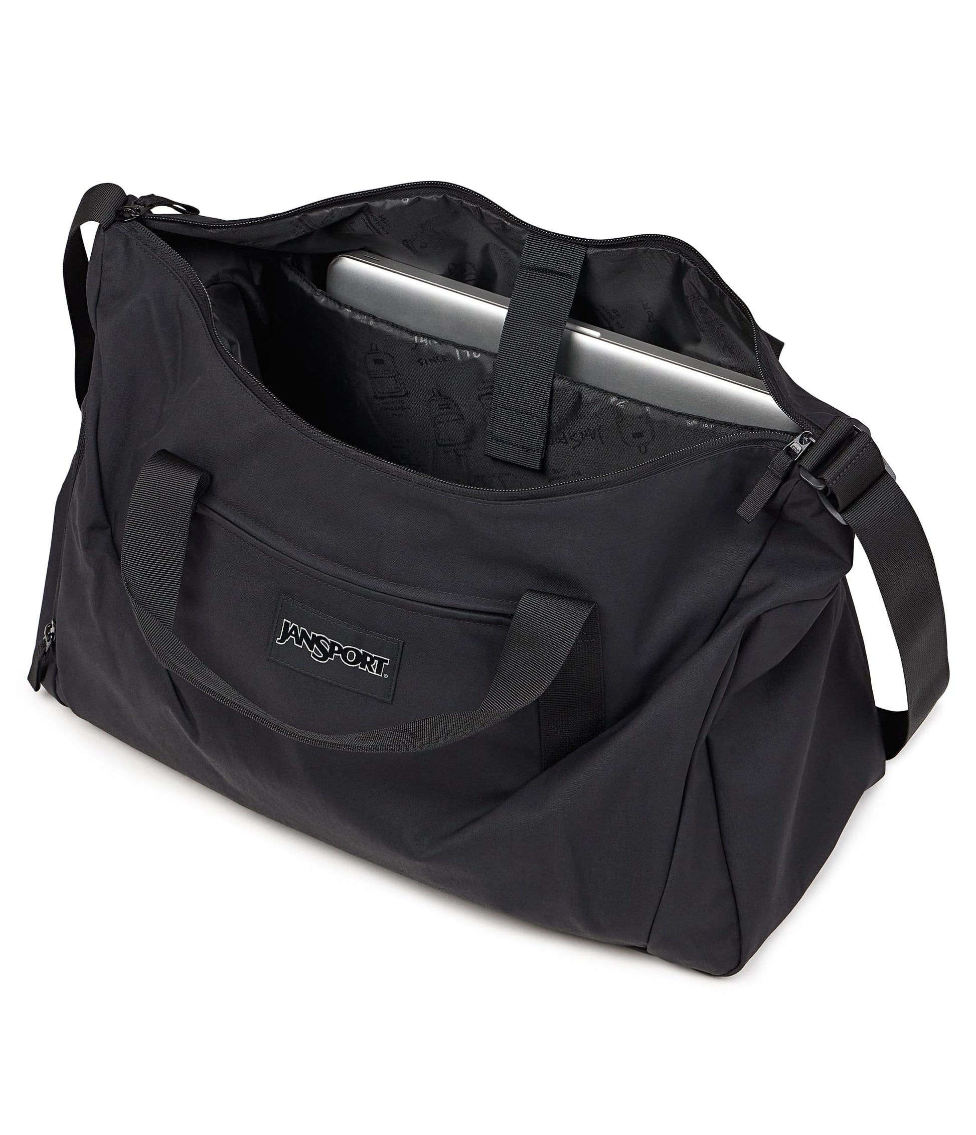Jansport Duffles Black JanSport Recharge Gym Bag Large - Black