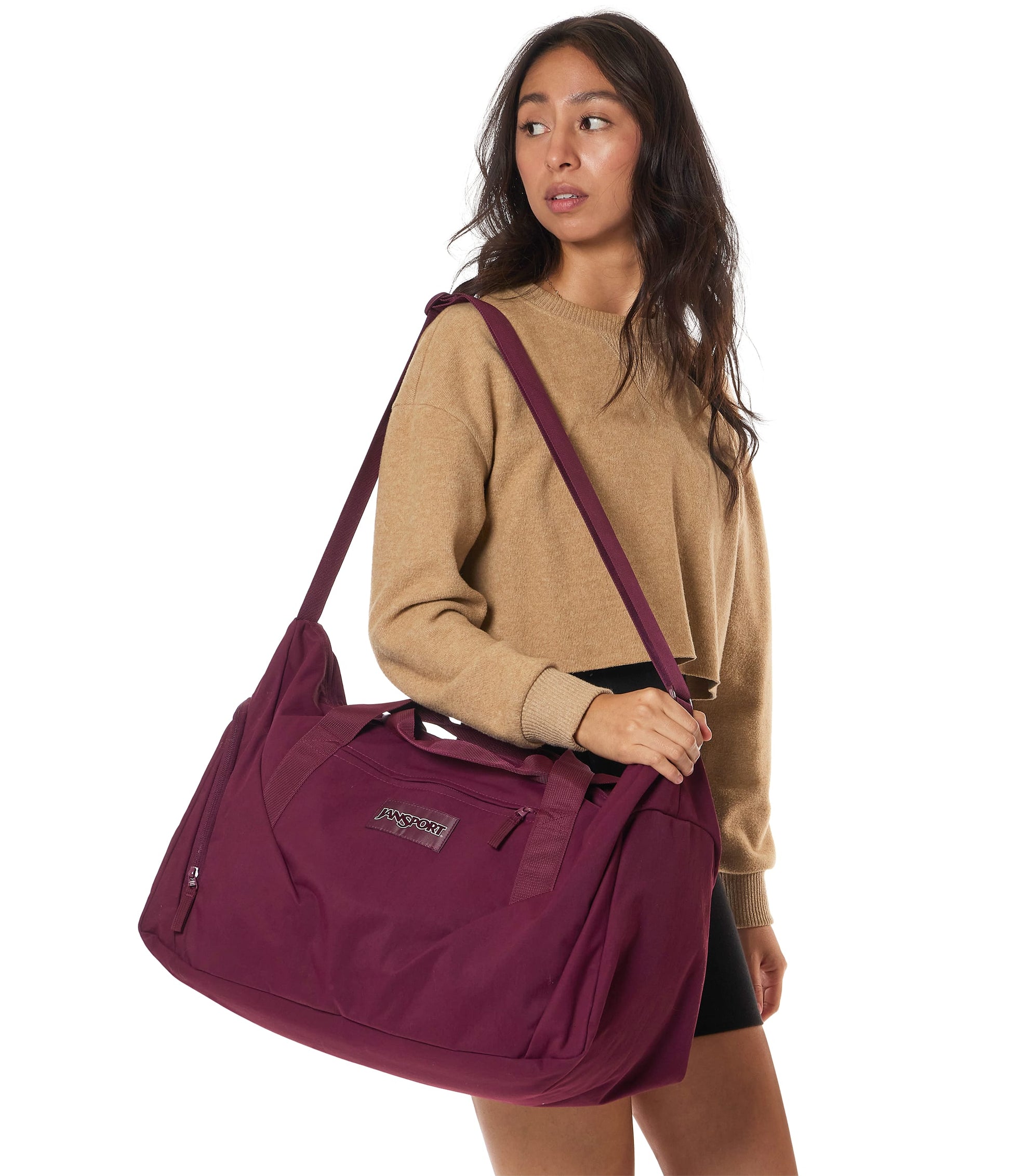 Jansport Duffles Cherry Lacquer JanSport Recharge Gym Bag Large - Cherry Lacquer