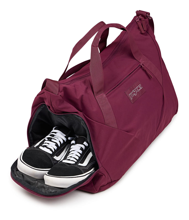 Jansport Duffles Cherry Lacquer JanSport Recharge Gym Bag Large - Cherry Lacquer