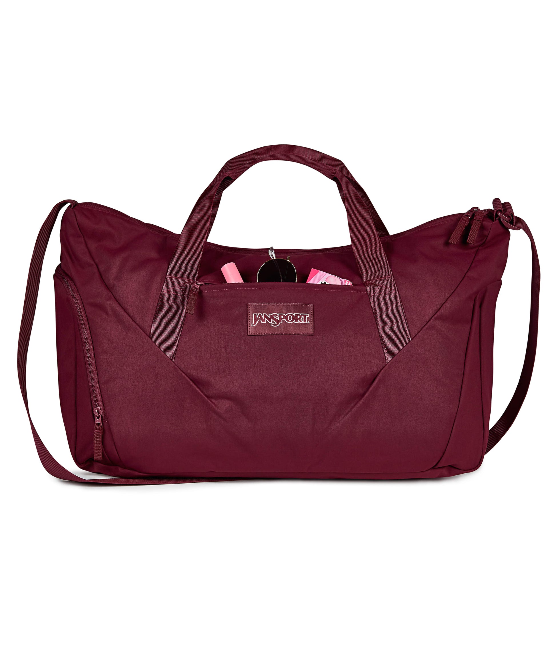 Jansport Duffles Cherry Lacquer JanSport Recharge Gym Bag Large - Cherry Lacquer