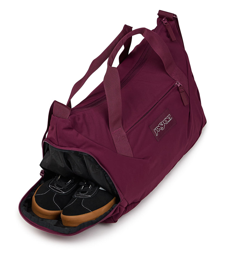 Jansport Duffles Cherry Lacquer JanSport Recharge Gym Bag Medium - Cherry Lacquer
