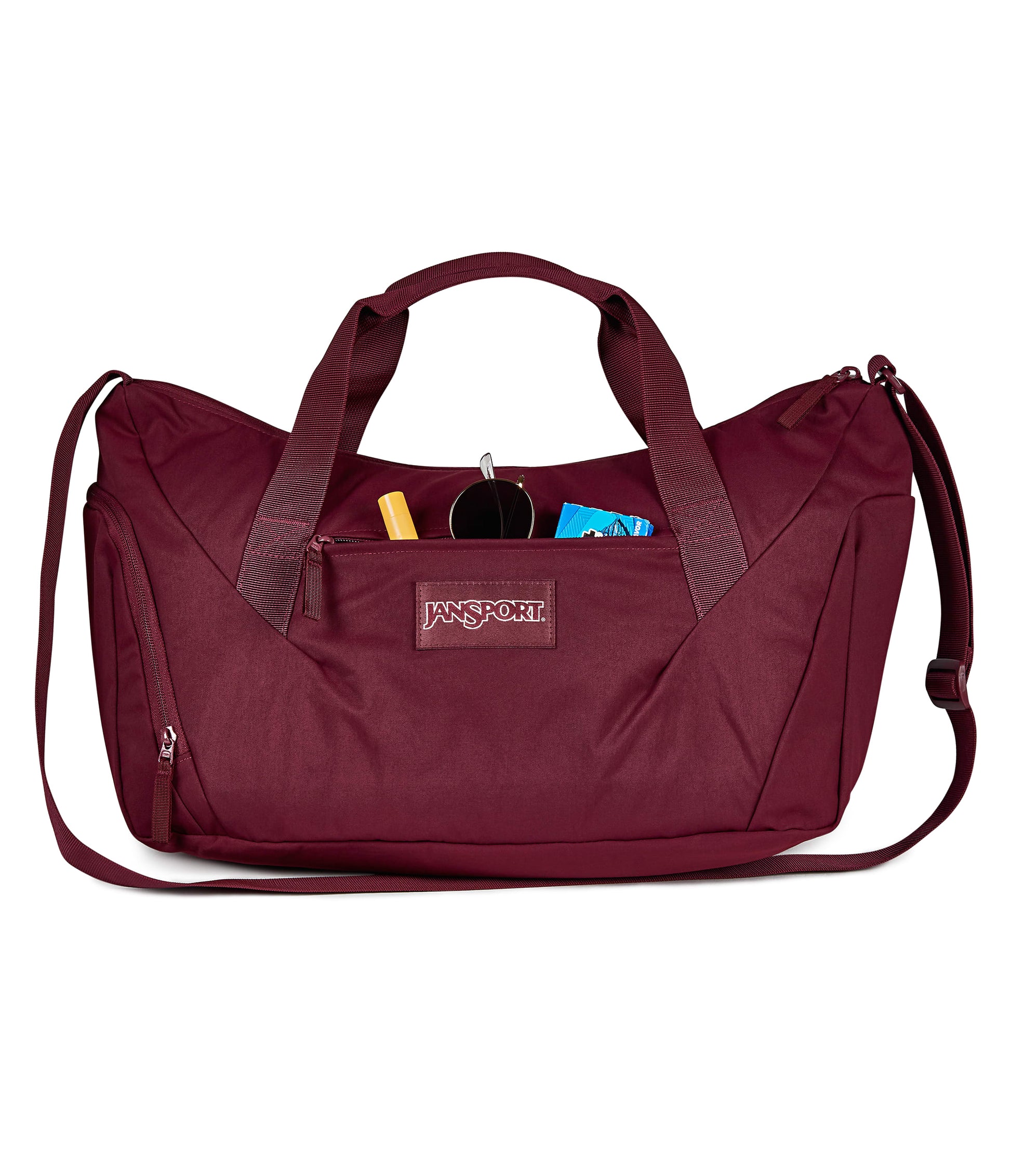 Jansport Duffles Cherry Lacquer JanSport Recharge Gym Bag Medium - Cherry Lacquer