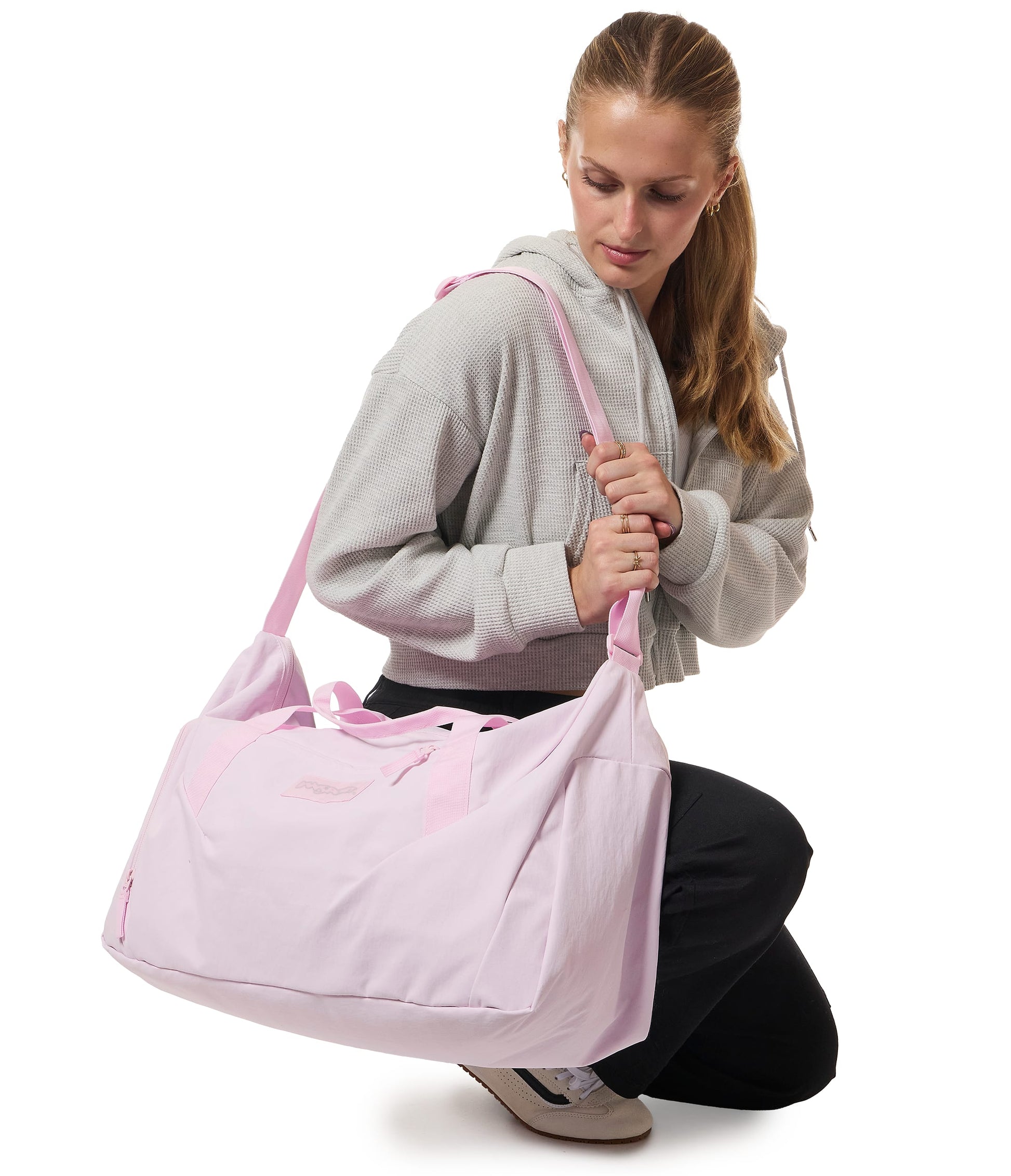 Jansport Duffles Pink Ice JanSport Recharge Gym Bag Large - Pink Ice
