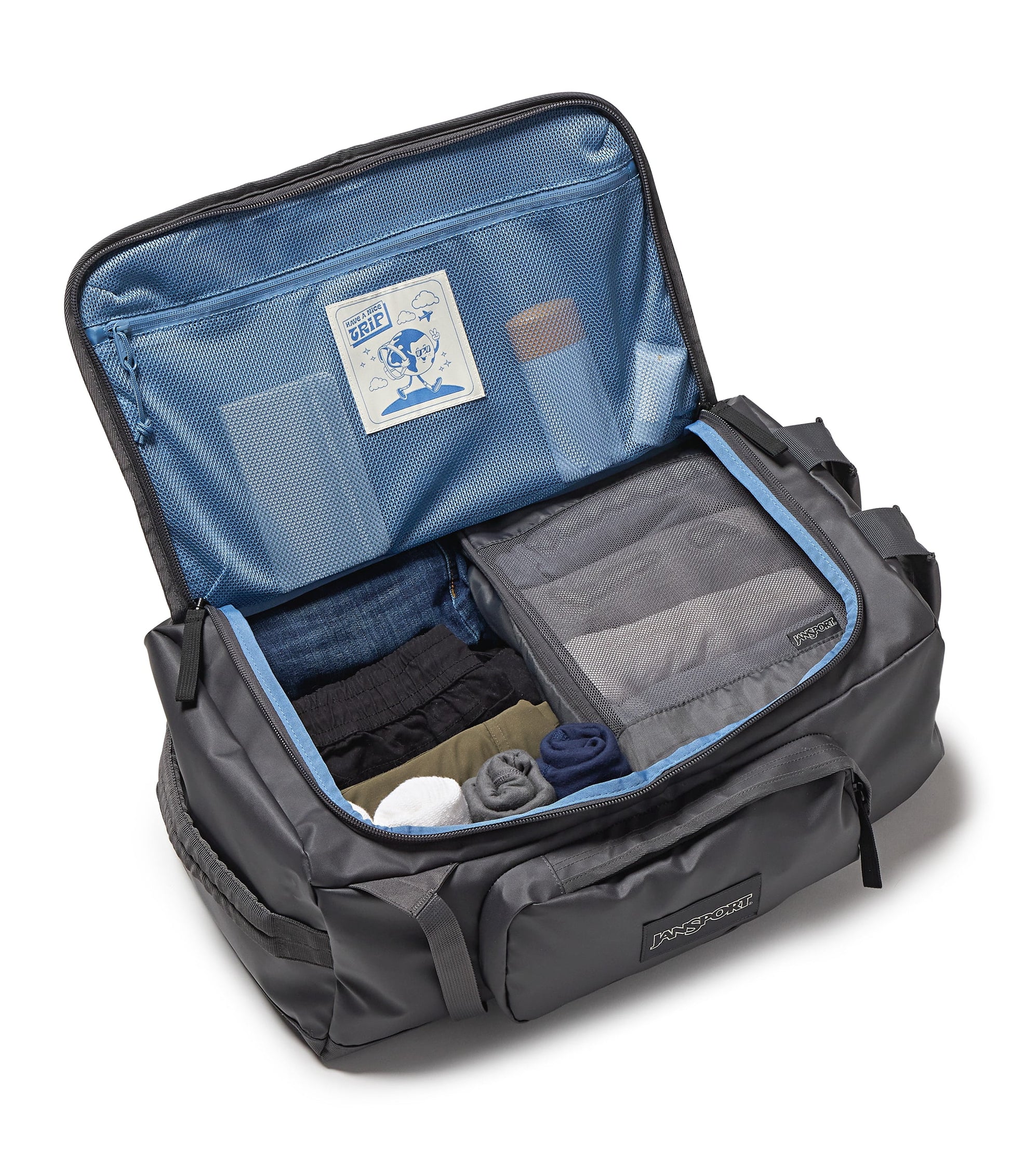 Jansport Duffles Smokey Grit JanSport Good Latitude Convertible Duffel - Smokey Grit