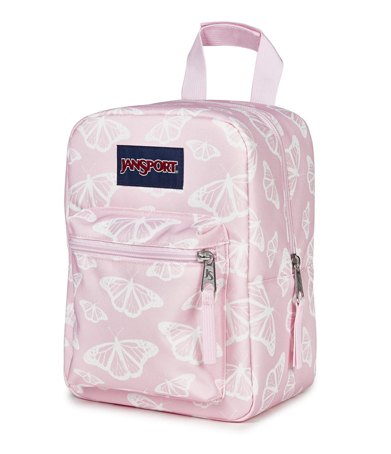 Jansport Lunch Bag Flutter By Pink JanSport Big Break Lunch Bag - Flutter By Pink