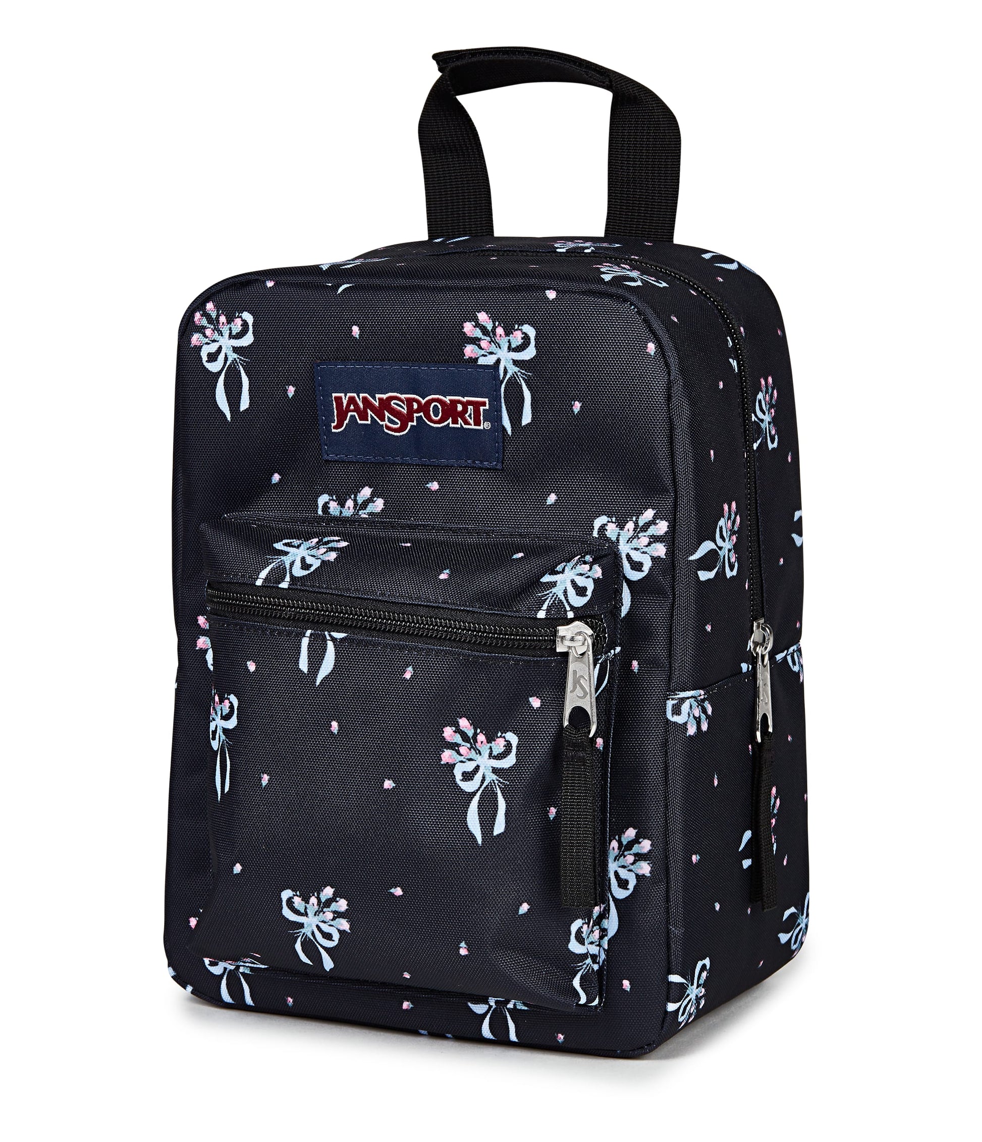 Jansport Lunch Bag Pastel Petals Black JanSport Big Break Lunch Bag - Pastel Petals Black