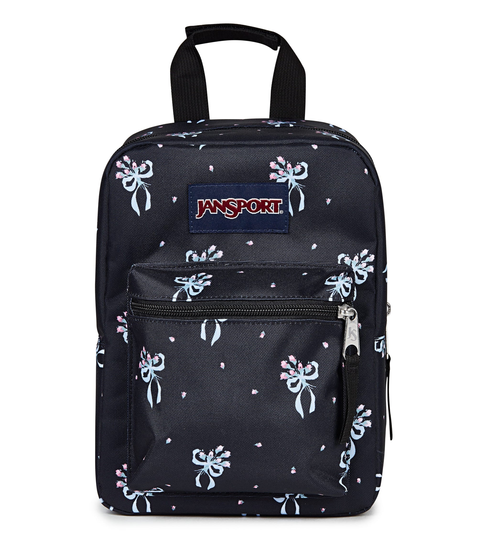 Jansport Lunch Bag Pastel Petals Black JanSport Big Break Lunch Bag - Pastel Petals Black
